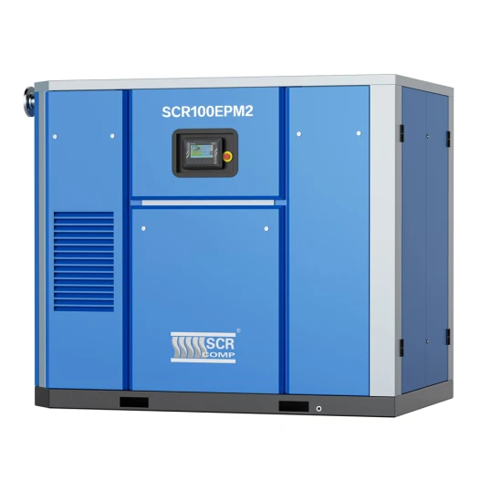  Best Quality Industrial Rotary Oil-Injected Single Screw 75kw 100HP Air Compressor